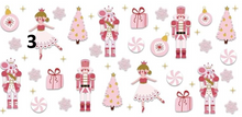 Load image into Gallery viewer, UV DTF Pink Christmas Wrap (8 Options)
