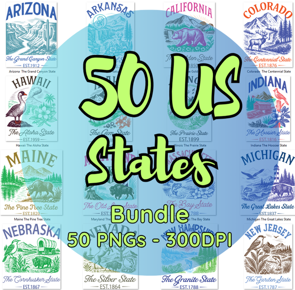 50 States Landscapes Download Bundle
