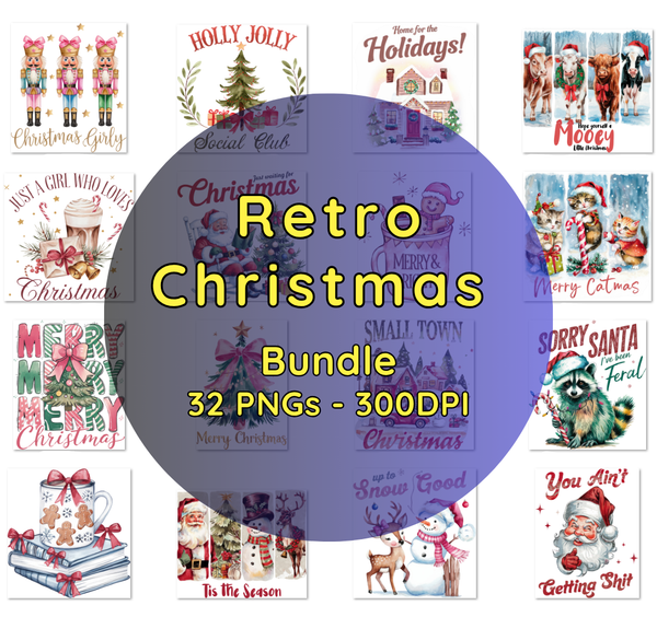 Retro Christmas Download Bundle