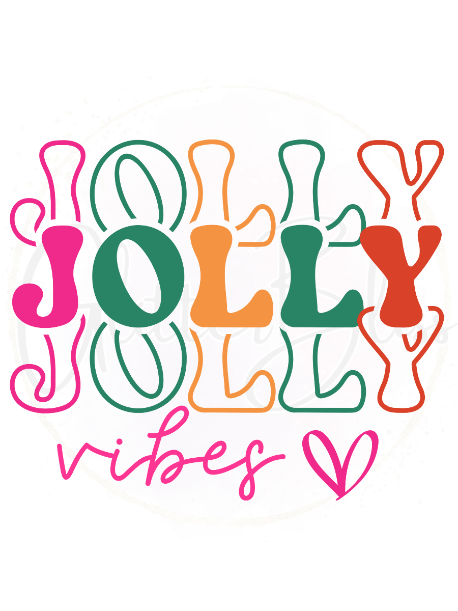 Printed Decal-Jolly Vibes