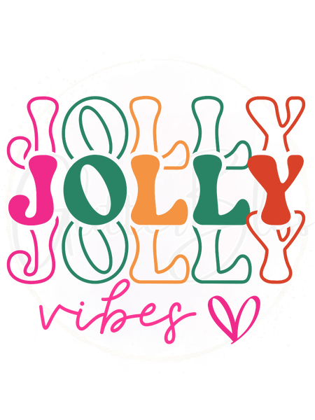 Printed Decal-Jolly Vibes