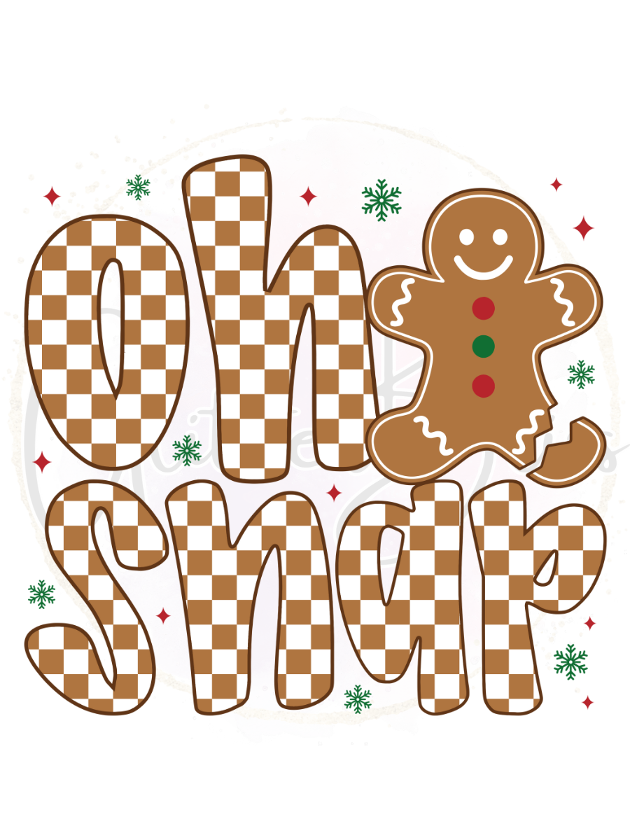 Printed Decal-Oh Snap