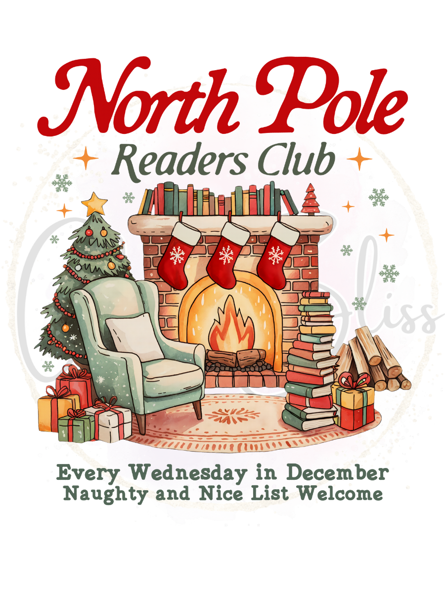 Printed Decal-North Pole Readers Club