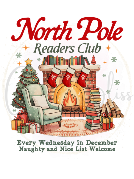 Printed Decal-North Pole Readers Club