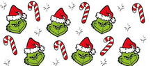 Load image into Gallery viewer, UV DTF Grinch Christmas Wrap (10 Options)
