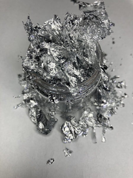 Silver Metallic Foil Flakes