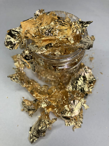 Gold Metallic Foil Flakes