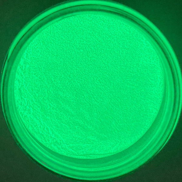 Glow in the Dark (White to Green) Mica