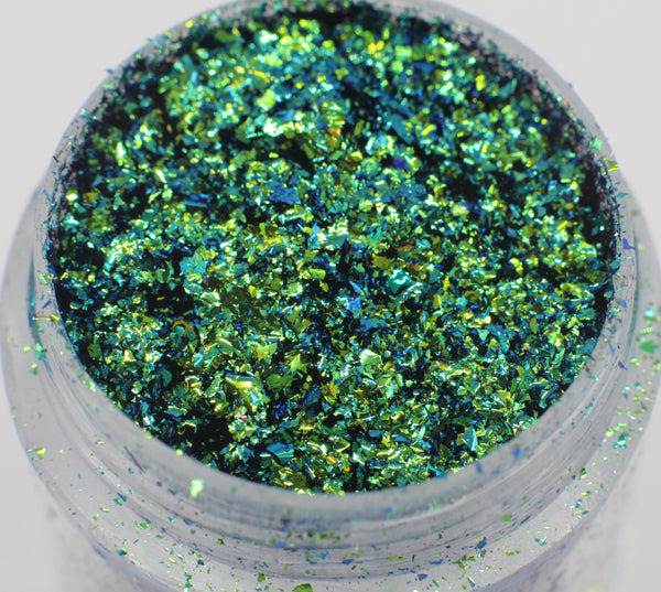 Virgo Chameleon Flakes (Green to Blue)