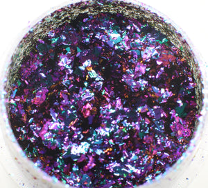 Purple-Blue Crystal Chameleon Flakes
